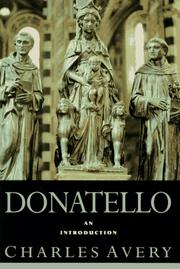 Cover of: Donatello: An Introduction