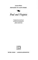 Cover of: Paul and Virginia by Bernardin de Saint-Pierre