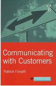 Cover of: Communicating with Customers (Orion Business Toolkit)