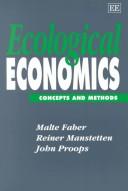 Cover of: Ecological Economics: Concepts and Methods