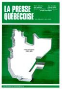 Cover of: LA Presse Quebecoise: Des Origines a Nos Jours  by Andre Beaulieu