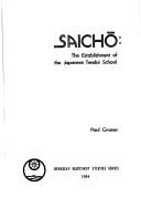 Saicho by Paul Groner