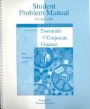 Cover of: Student Problem Manual to accompany Essentials of Corporate Finance