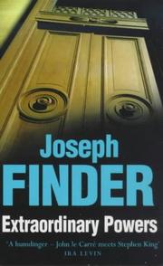 Cover of: Extraordinary Powers by Joseph Finder