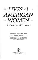 Cover of: Lives of American women | 