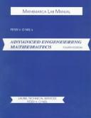 Cover of: Mathematica Lab Manual to Accompany O'Neil's Advanced Engineering Mathematics by Peter V. O'Neil