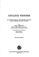 College Yiddish by Uriel Weinreich