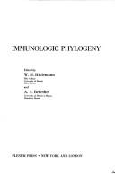 Immunologic phylogeny by International Conference on Immunologic Phylogeny University of Hawaii 1975.