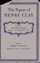 Cover of: The Papers of Henry Clay by Henry Clay