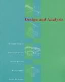Cover of: Design and Analysis