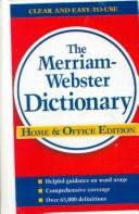 Cover of: The Merriam-Webster Dictionary by 