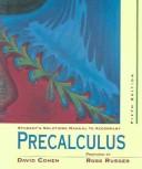 Cover of: Student's Solutions Manual to Accompany Cohen's Precalculus