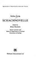 Cover of: Schachnovelle by Stefan Zweig
