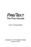 Cover of: Pre/Text by Victor J. Vitanza, editor.