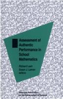 Cover of: Assessment of Authentic Performance in School Mathematics