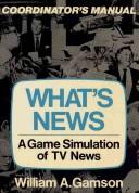 Cover of: Whats News Coordinators Manual by William A. Gamson