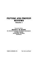 Cover of: Peptide and Protein Reviews (Peptide & Protein Reviews) by Milton T. W. Hearn, Milton T. W. Hearn