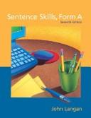 Cover of: Sentence Skills: A Workbook for Writers: Form A