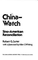 Cover of: China-watch | Robert G. Sutter