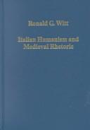 Cover of: Italian Humanism and Medieval Rhetoric