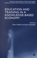 Cover of: Education and Training in a Knowledge-Based Economy (Applied Econometrics Association Series)