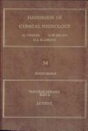 Cover of: Vascular Diseases, Part II by P. J. Vinken, Harold L. Klawans, James F. Toole