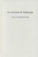 Cover of: An Archive of Feelings by Ann Cvetkovich