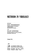 Cover of: Methods in Virology