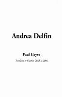 Cover of: Andrea Delfin | Paul Heyse
