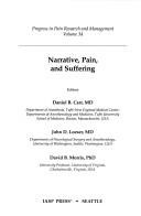 Cover of: Narrative, Pain, and Suffering (Progress in Pain Research and Management, V. 34)