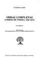Cover of: Obras Completas (Libros De Poesia : 1946-1974)