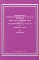 Cover of: Genesis Rabbah: The Judaic Commentary to the Book of Genesis, a New American Translation : Parashiyyot 68 Through... (Brown Judaic Studies)