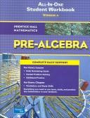 Cover of: Prentice Hall Mathematics: Pre-Algebra by 