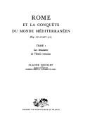 Cover of: Rome et la conquête du monde méditerranéen, 264-27 av. J.-C, tome 1  by Claude Nicolet