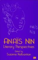 Cover of: Anaïs Nin: literary perspectives