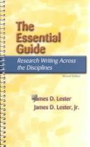 Cover of: The essential guide: research writing across the disciplines