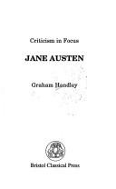 Cover of: Jane Austen (Criticism in Focus)