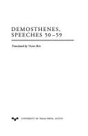 Cover of: Speeches 50-59 | Demosthenes