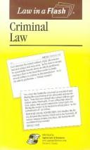 Cover of: Criminal Law