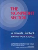 Cover of: The Nonprofit sector: a research handbook