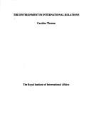 The Environment in International Relations by Caroline Thomas