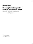 Cover of: The Long-Term Perspective Study of Sub-Saharan Africa by World Bank