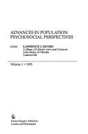 Cover of: Advances in Population: Psychosocial Perspectives (Advances in Population)