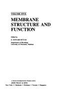 Cover of: Membrane Structure and Function
