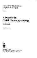 Cover of: Advances in Child Neuropsychology