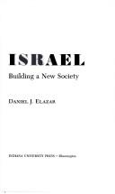 Cover of: Israel: building a new society