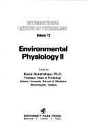 Cover of: Environmental Physiology II
