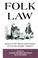 Cover of: Folk law