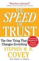 Cover of The SPEED of Trust