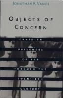 Cover of: Objects of Concern by Jonathan F. Vance